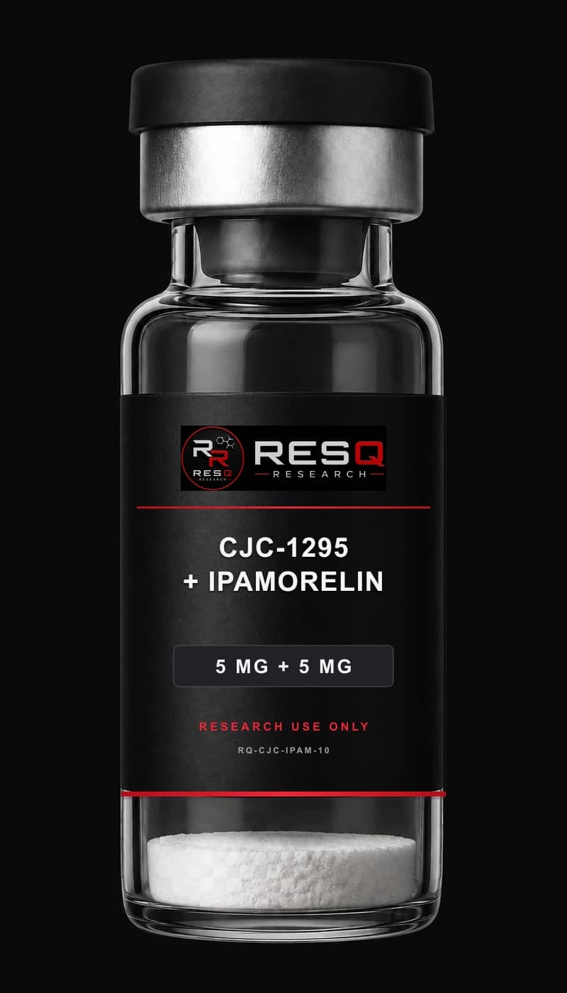 CJC-1295 + Ipamorelin 5 mg + 5 mg research vial